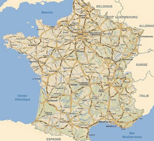 carte-de-france-villes-et-villages