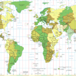 Carte de monde (timezone)